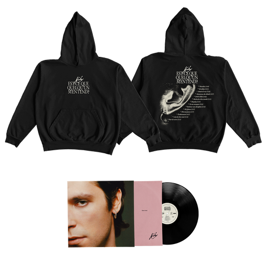 Vinyle + Hoodie (Plusieurs visuels dispos !) "Est-ce que quelqu’un m’entend ?"